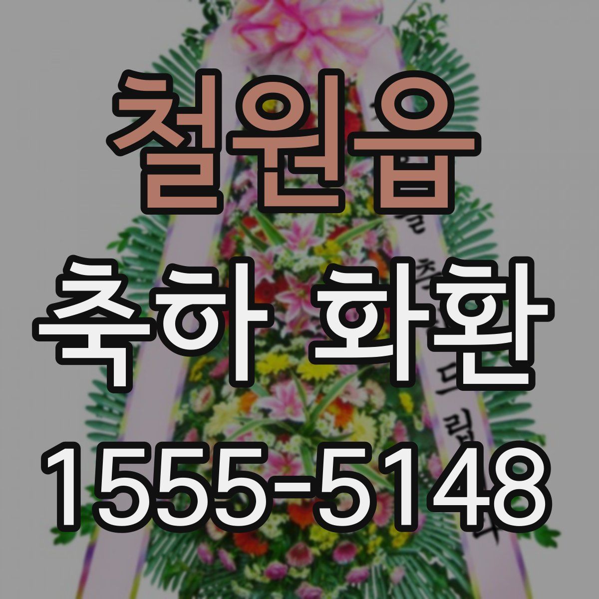 철원읍 축하 화환
