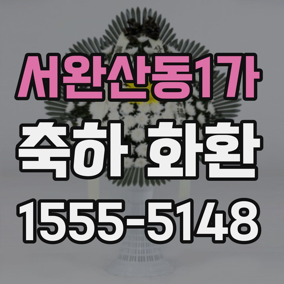 서완산동1가 축하 화환