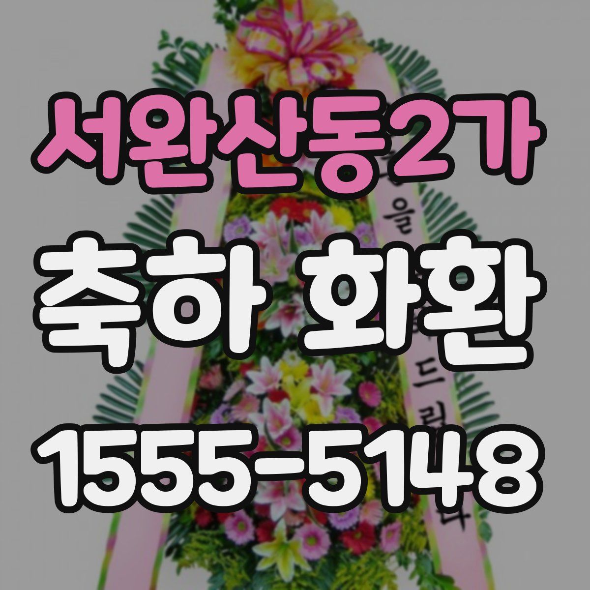 서완산동2가 축하 화환