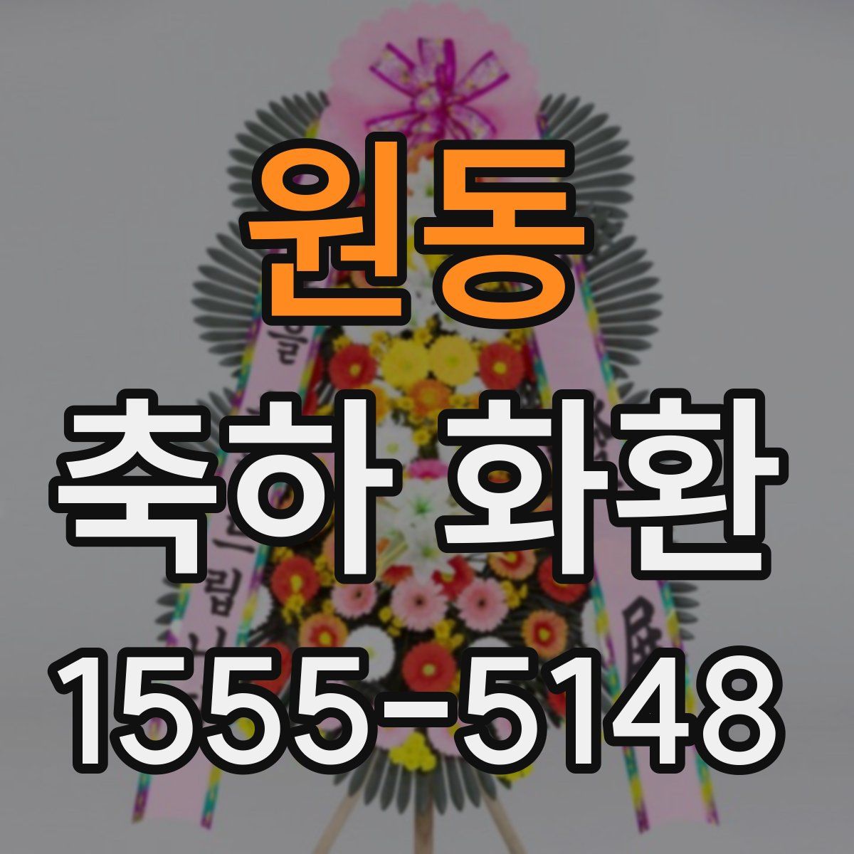 원동 축하 화환