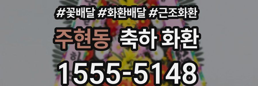 주현동 축하 화환