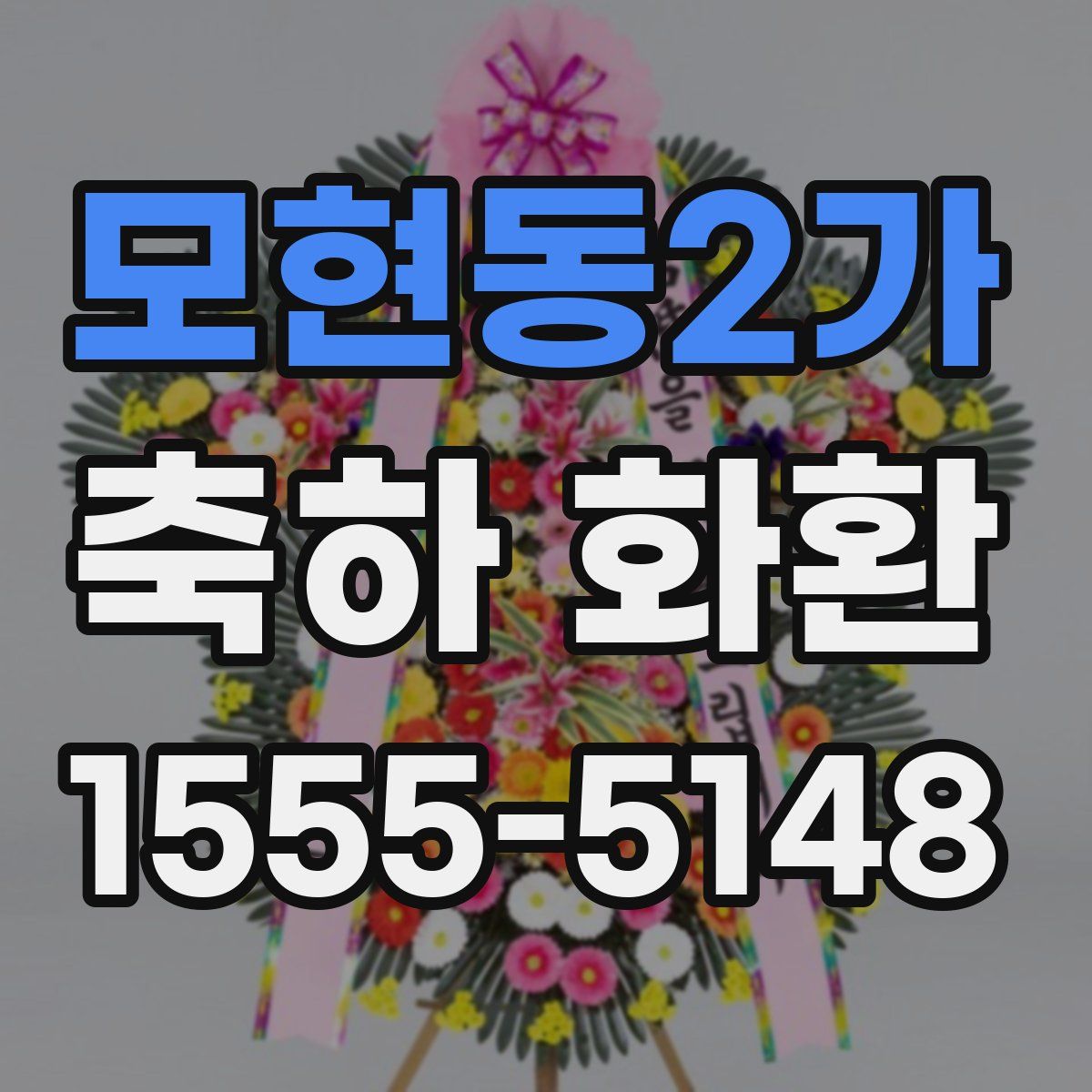 모현동2가 축하 화환