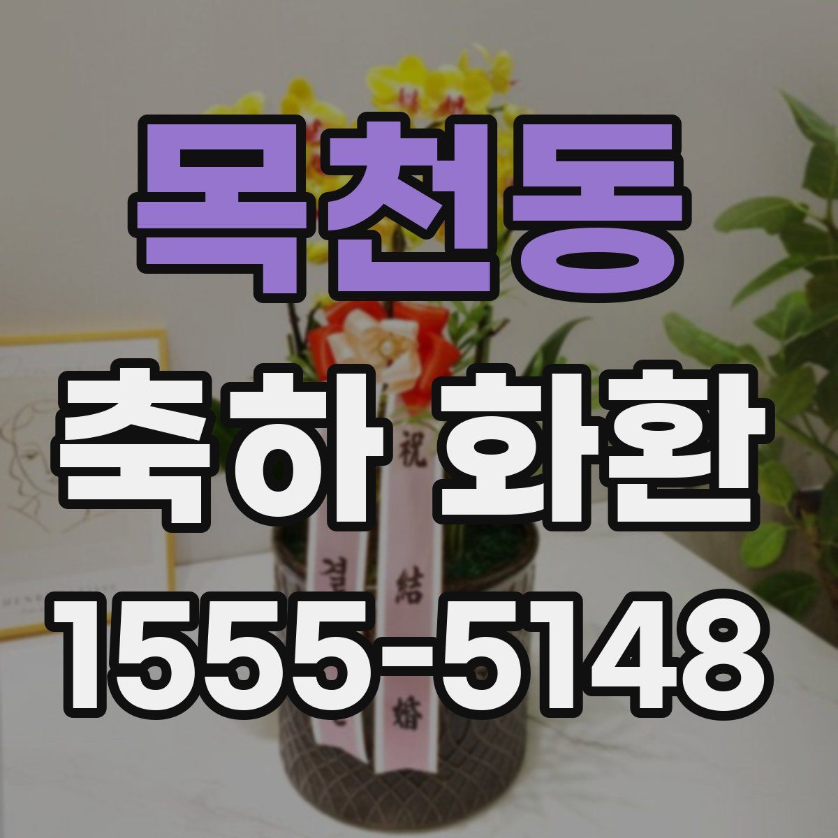 목천동 축하 화환