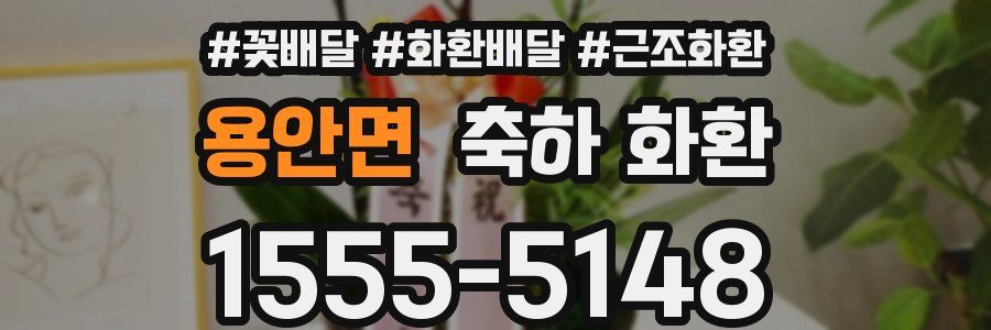 용안면 축하 화환