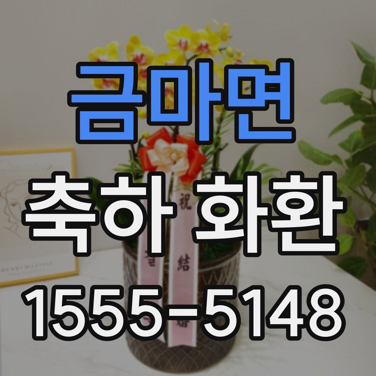 금마면 축하 화환