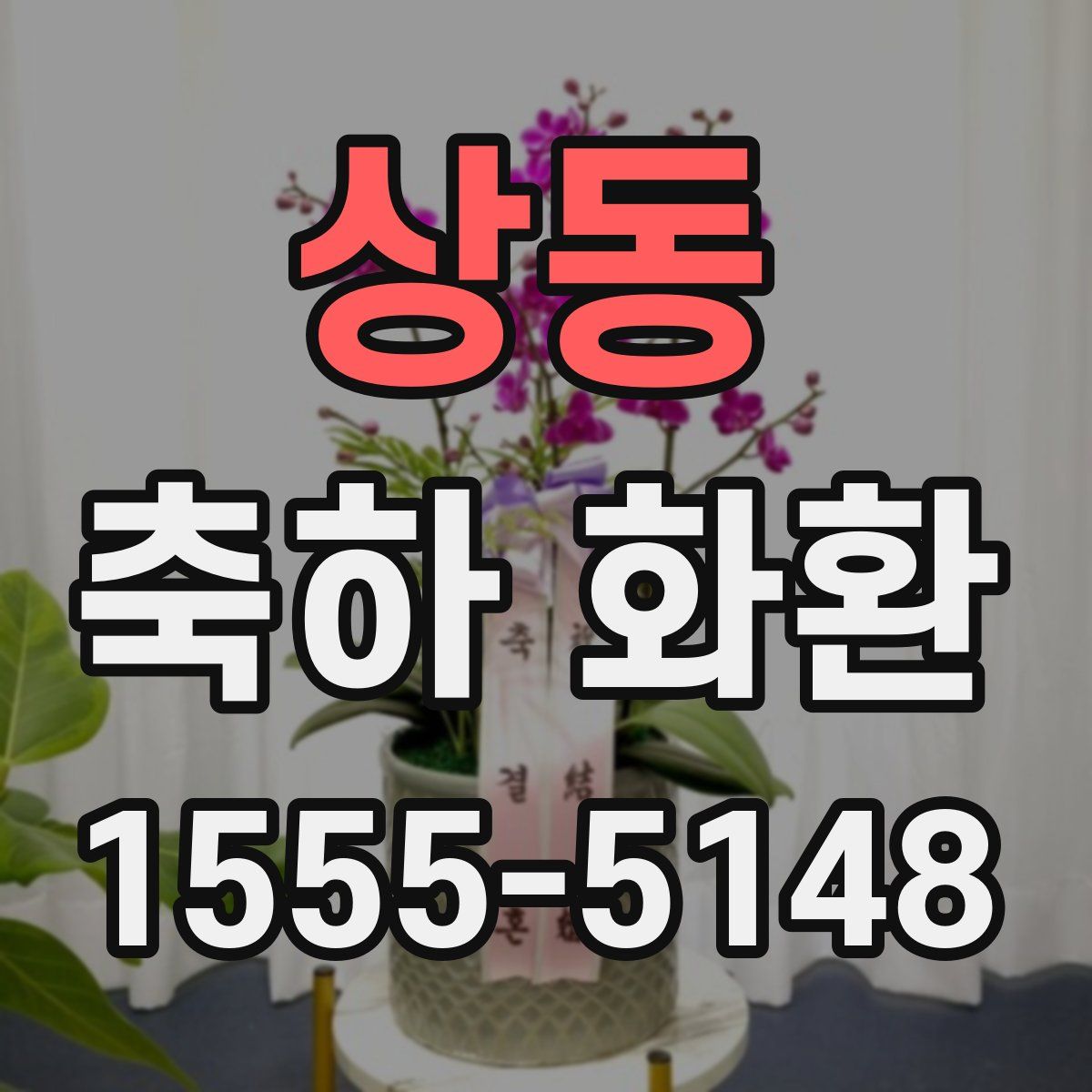 상동 축하 화환