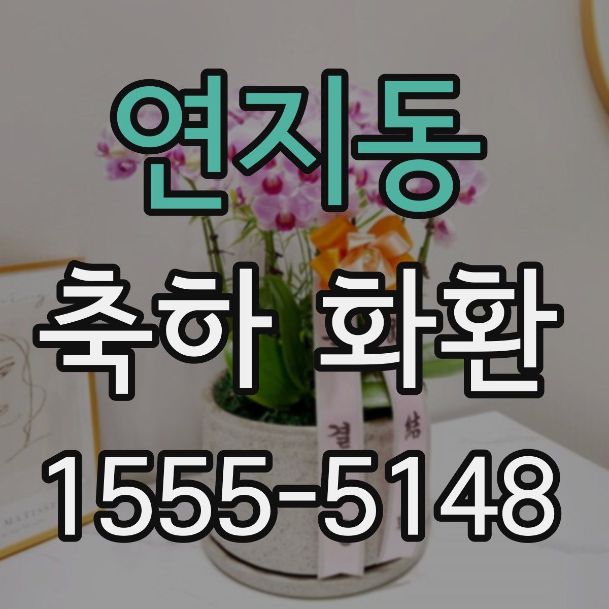 연지동 축하 화환