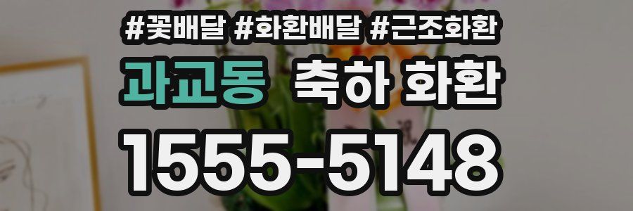 과교동 축하 화환