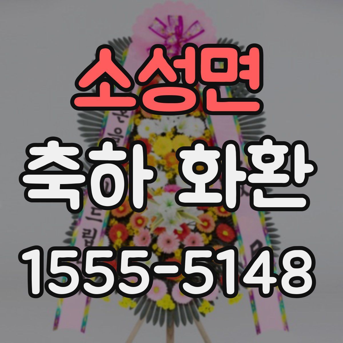 소성면 축하 화환