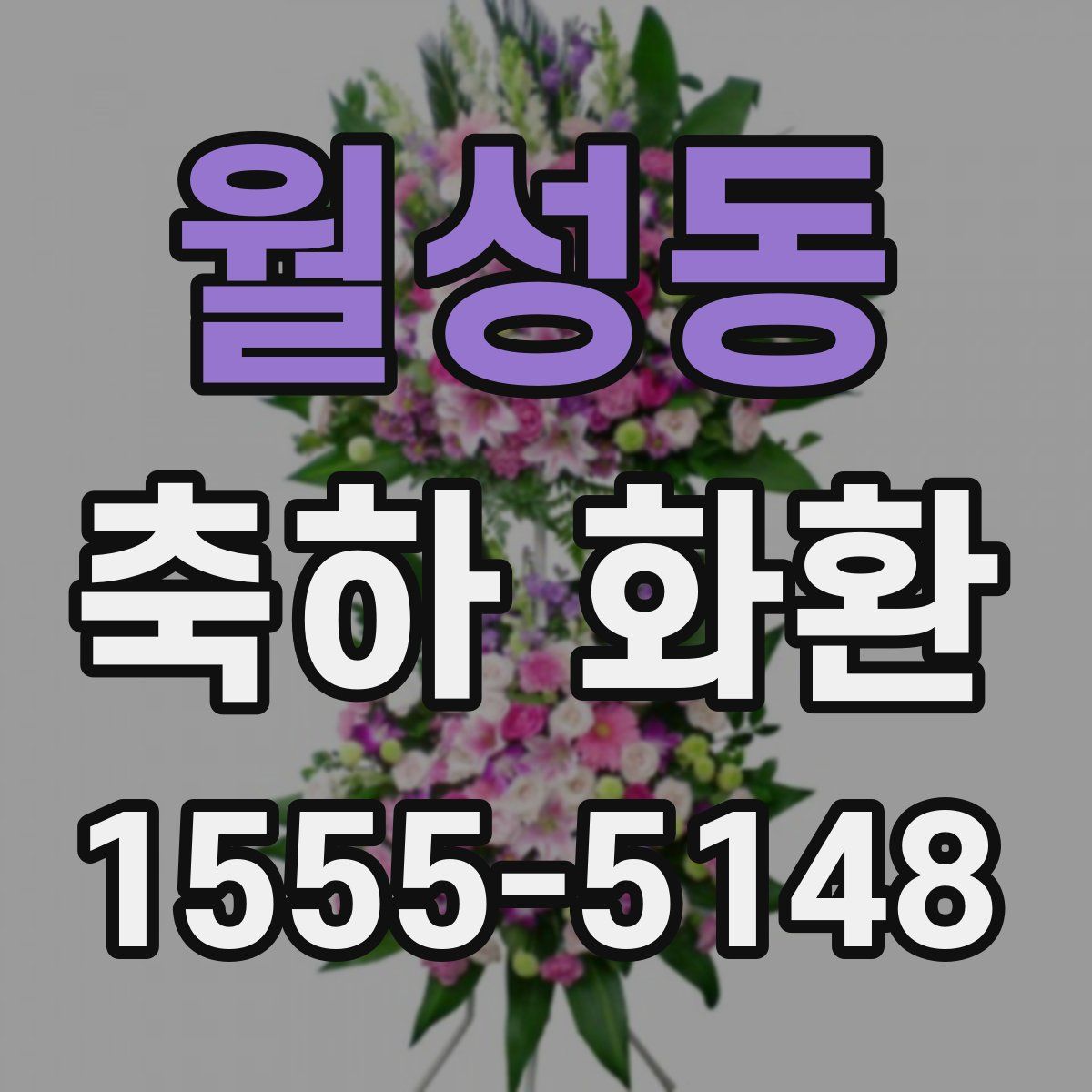 월성동 축하 화환