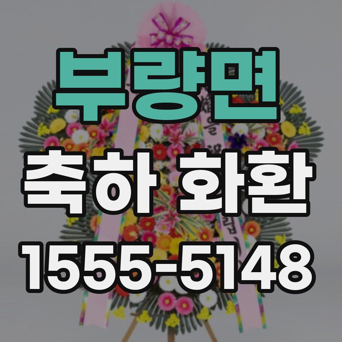 부량면 축하 화환