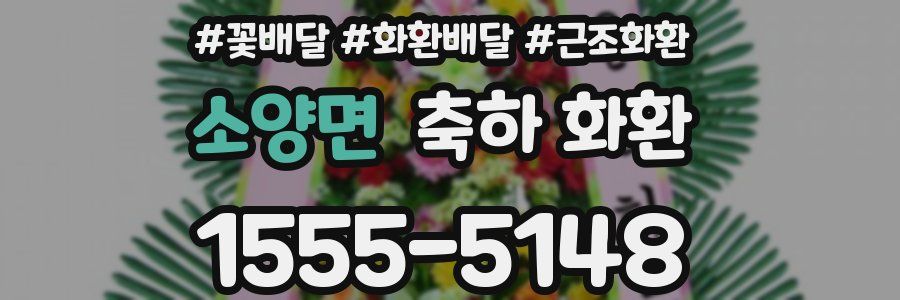소양면 축하 화환