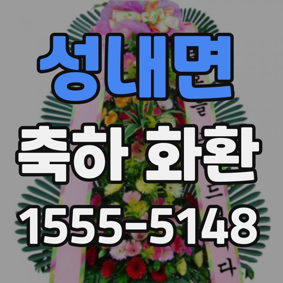 성내면 축하 화환