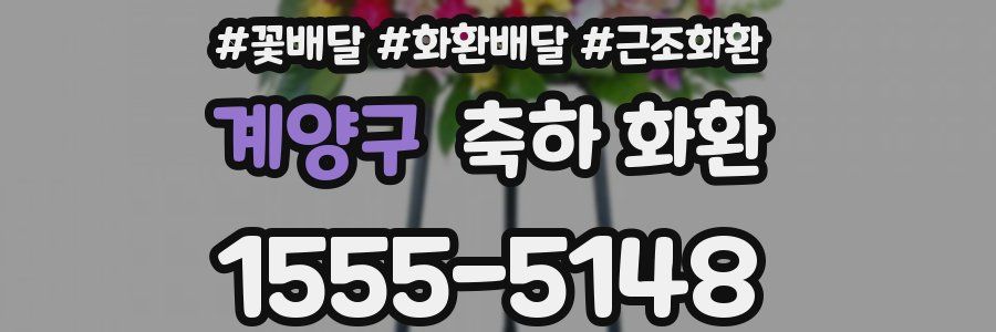 계양구 축하 화환