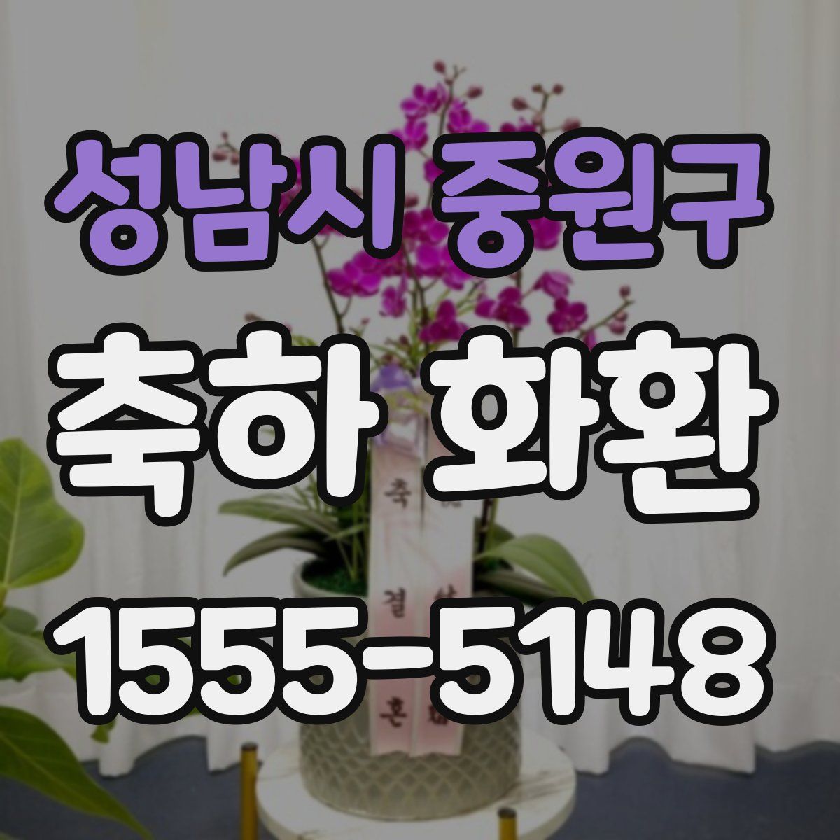 성남시 중원구 축하 화환