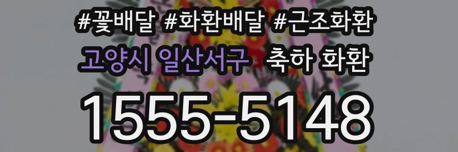 고양시 일산서구 축하 화환