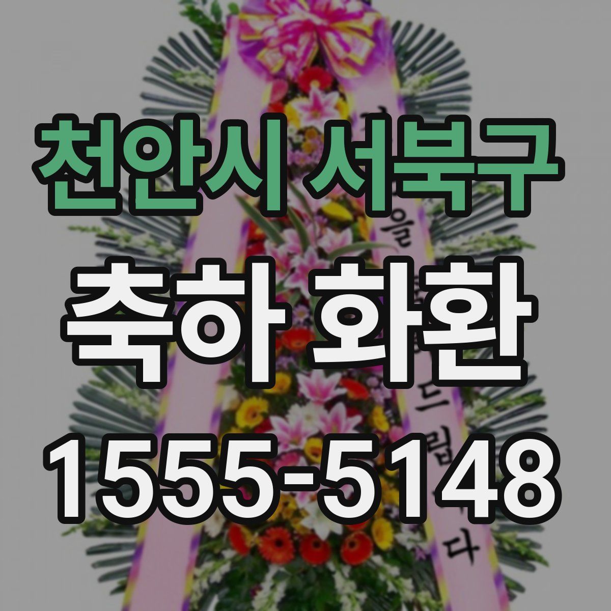 천안시 서북구 축하 화환