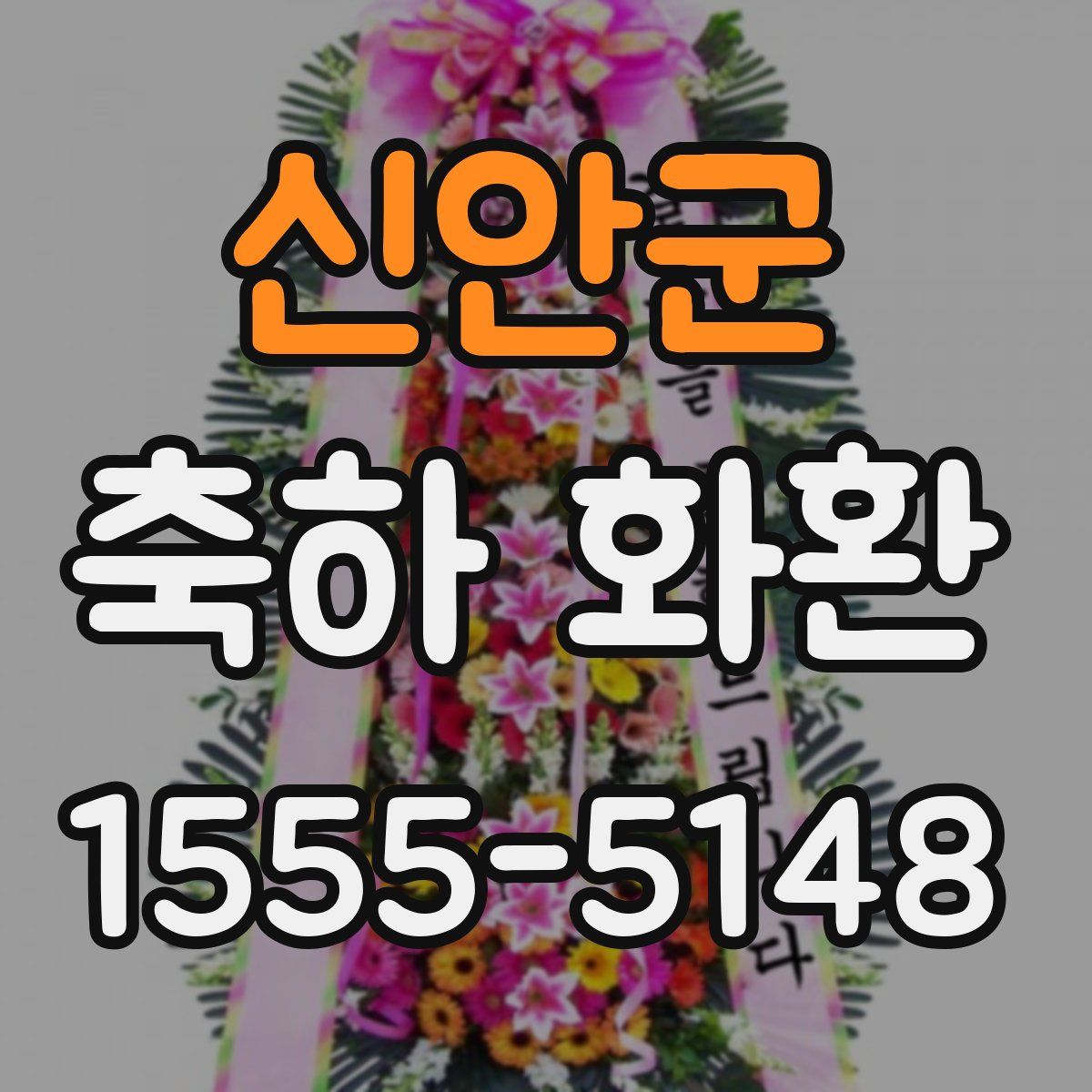신안군 축하 화환
