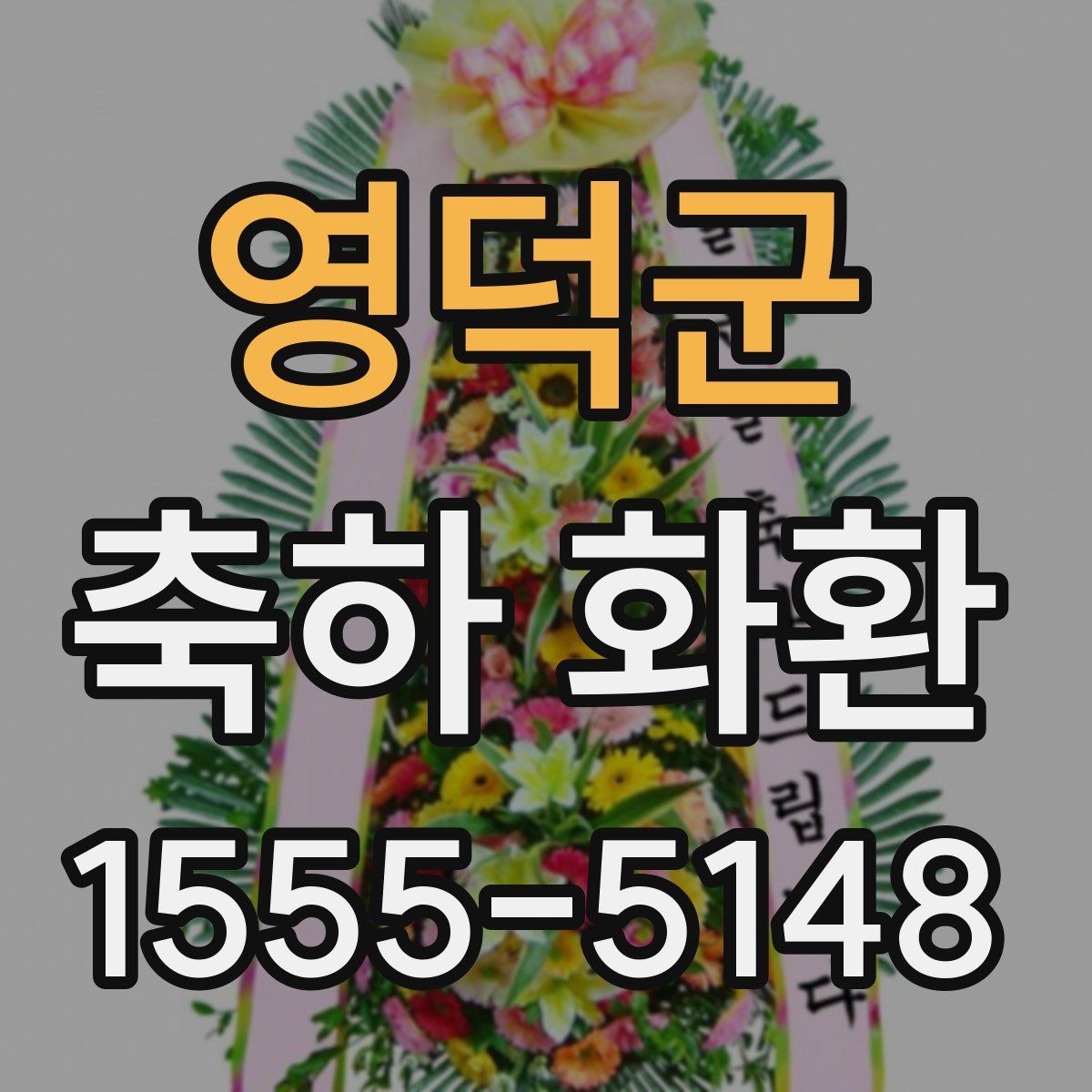 영덕군 축하 화환