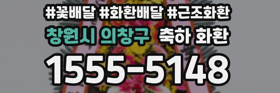 창원시 의창구 축하 화환