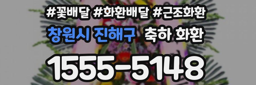 창원시 진해구 축하 화환