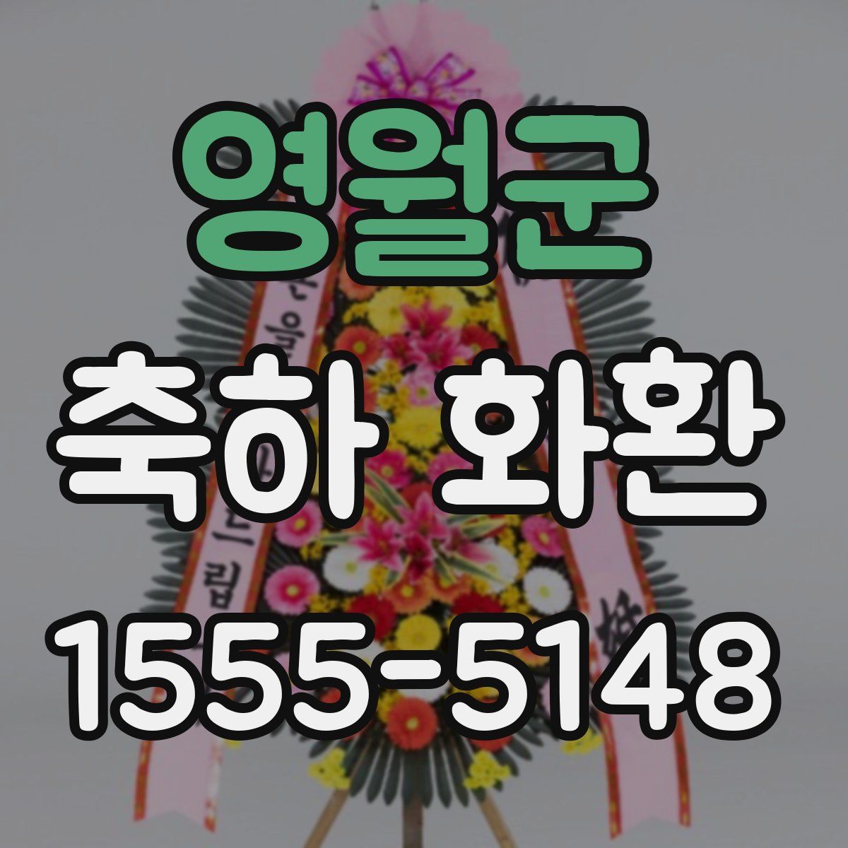 영월군 축하 화환