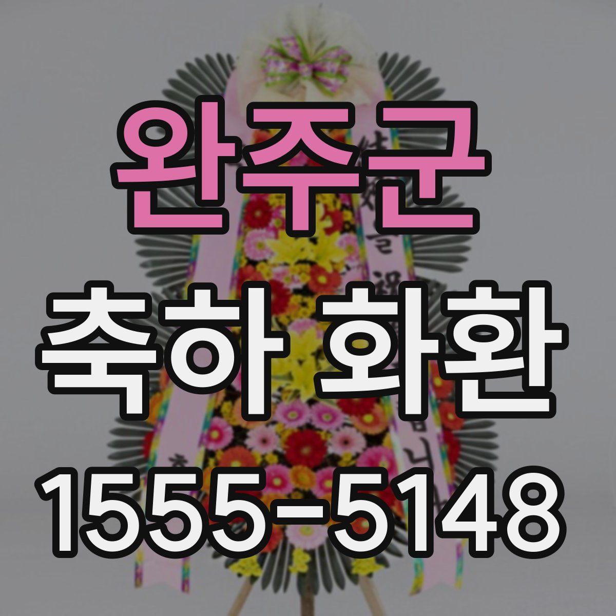 완주군 축하 화환