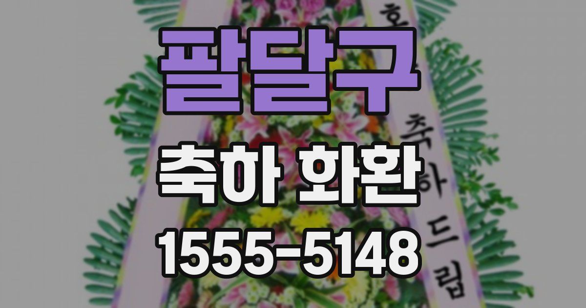 팔달구 축하 화환
