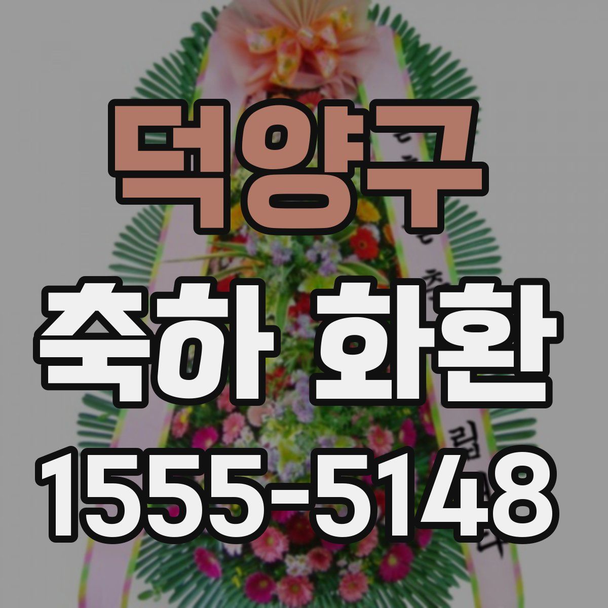 덕양구 축하 화환