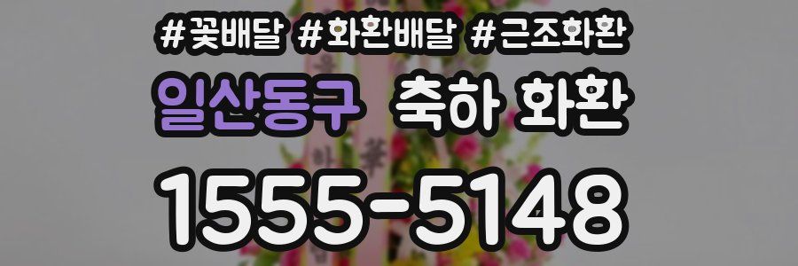 일산동구 축하 화환