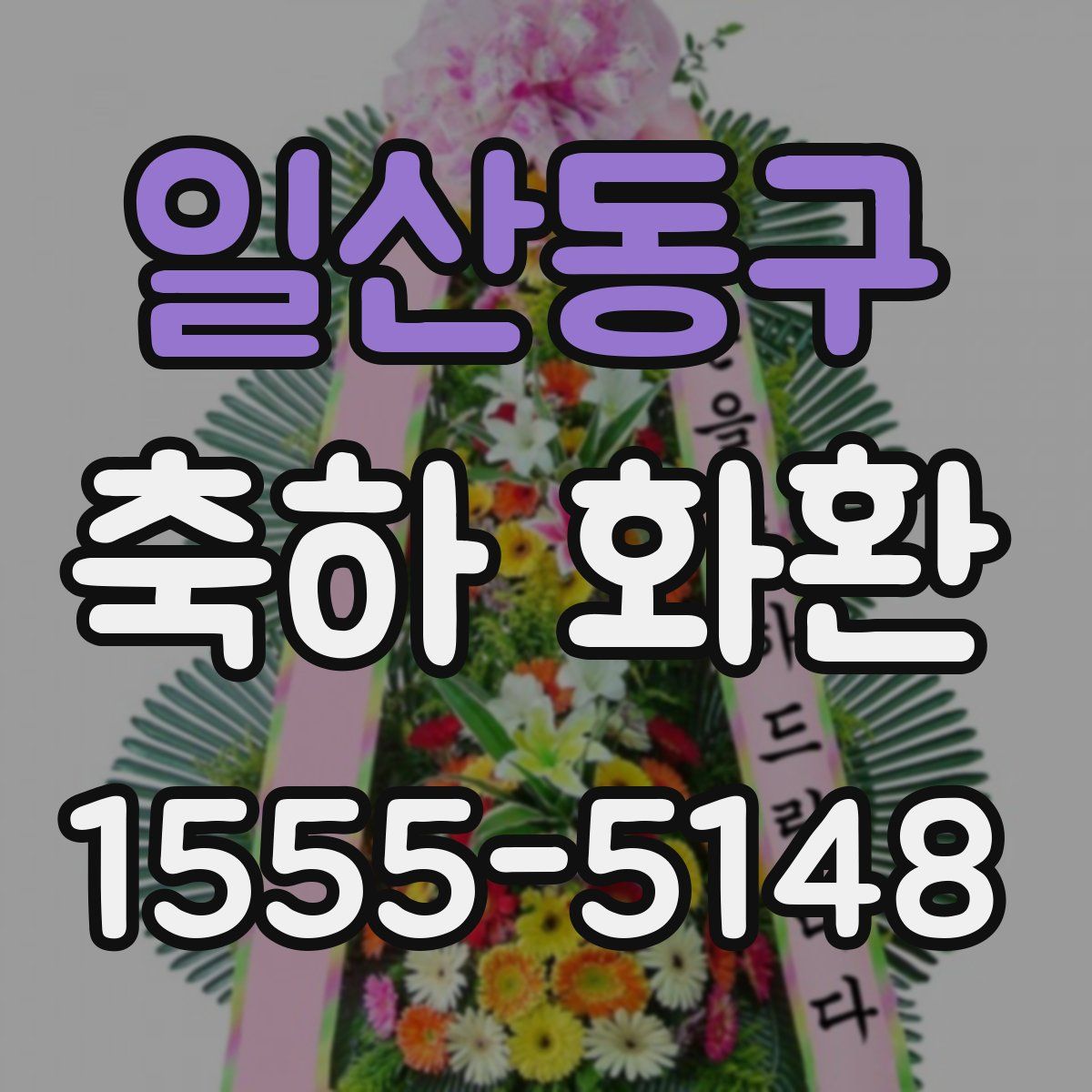 일산동구 축하 화환