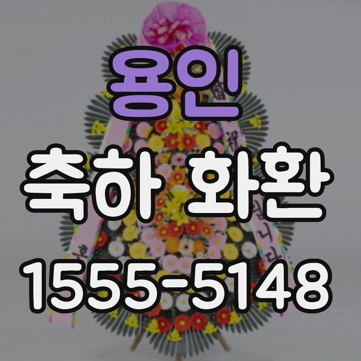 용인 축하 화환