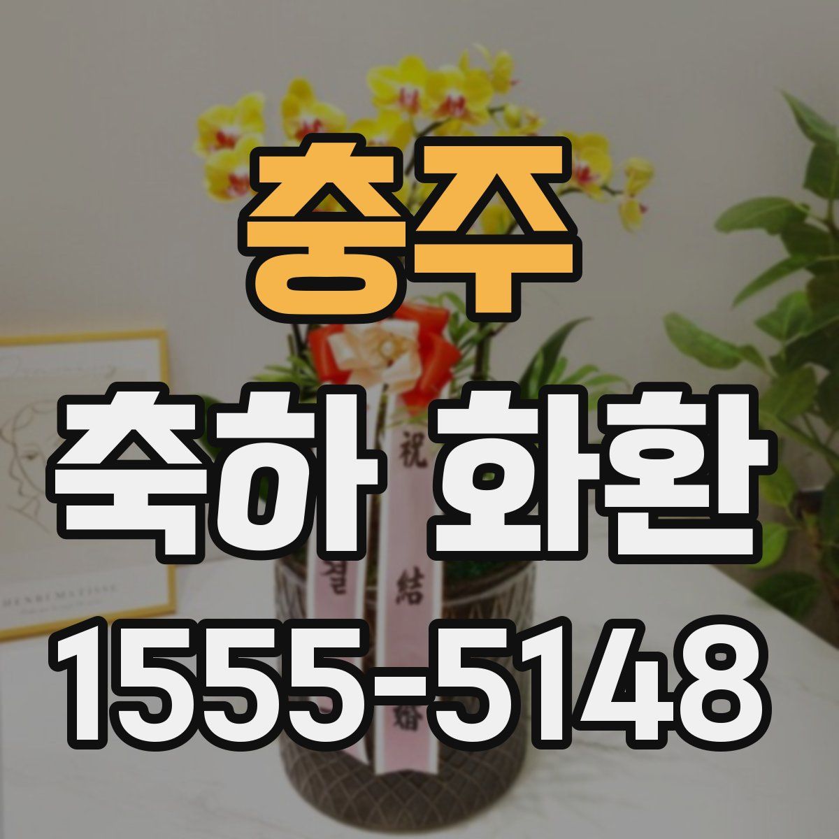 충주 축하 화환