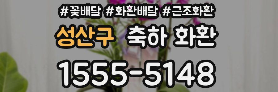 성산구 축하 화환