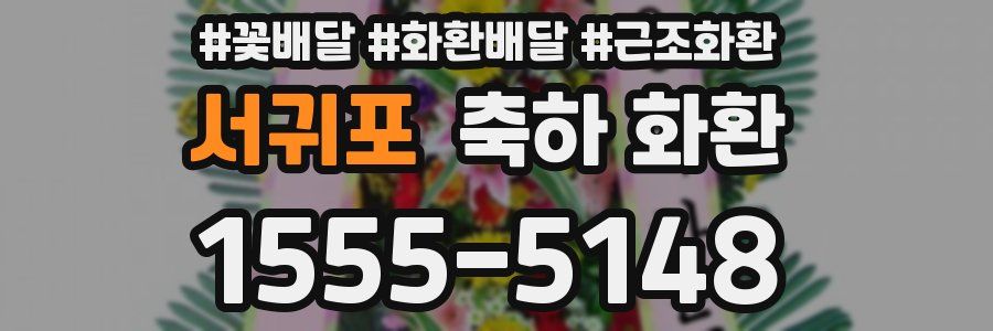서귀포 축하 화환
