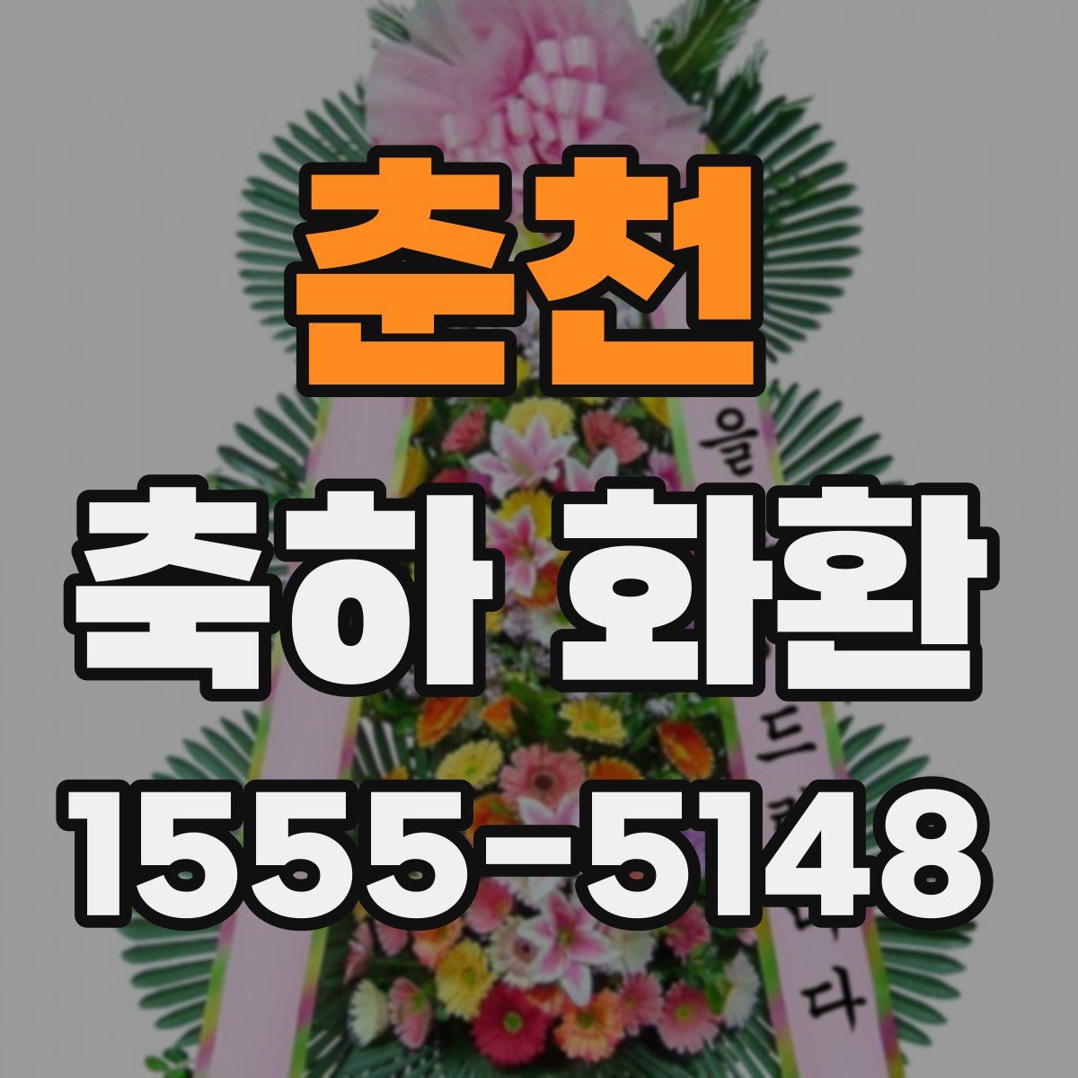 춘천 축하 화환