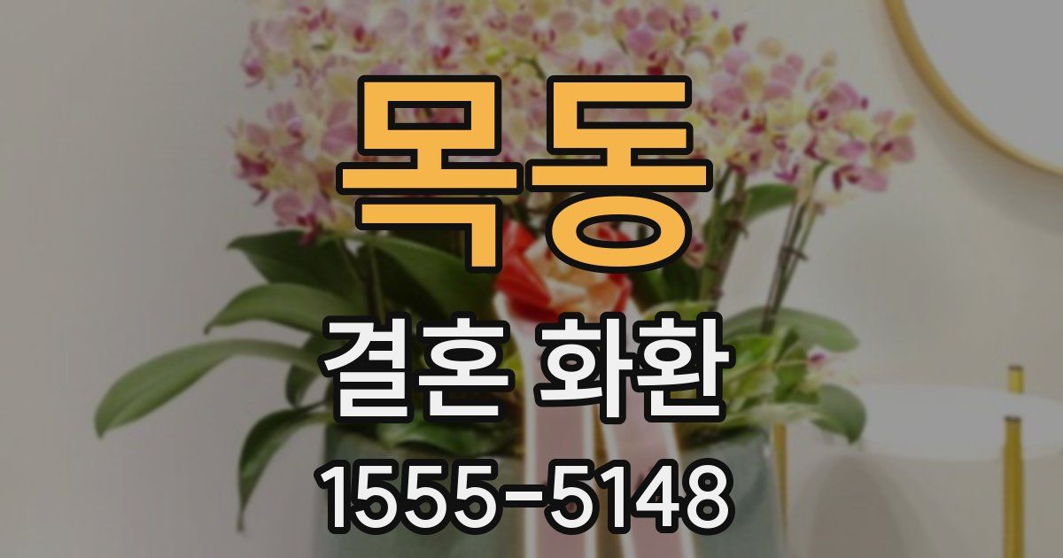 목동 결혼 화환