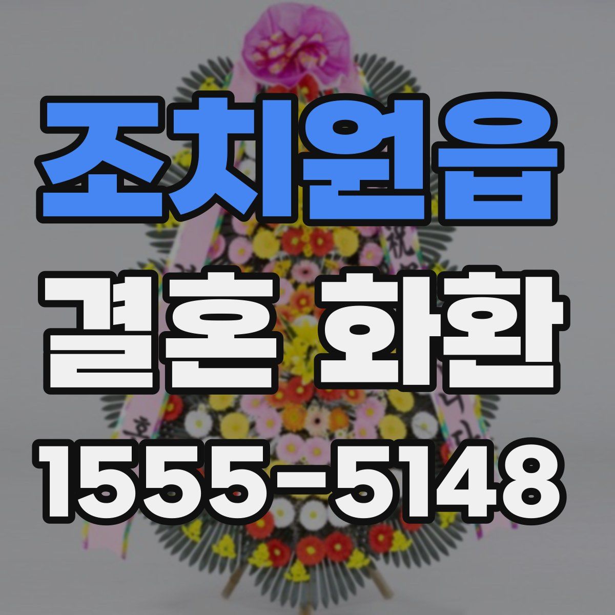 조치원읍 결혼 화환