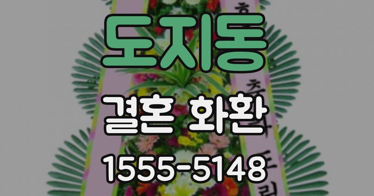 도지동 결혼 화환