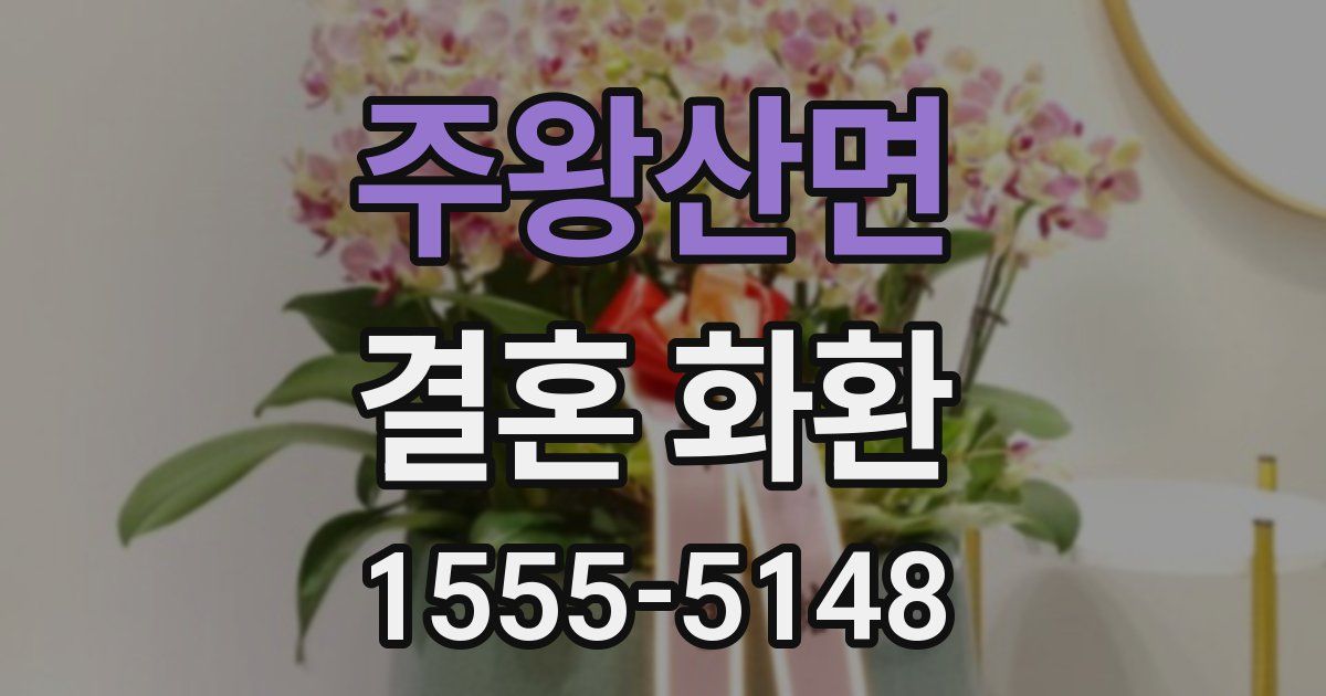 주왕산면 결혼 화환