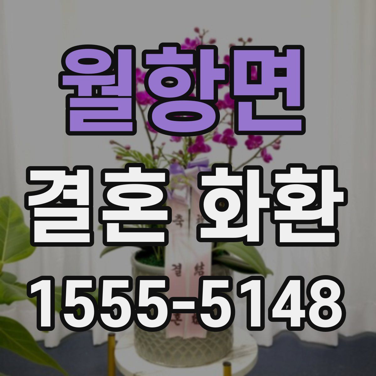 월항면 결혼 화환