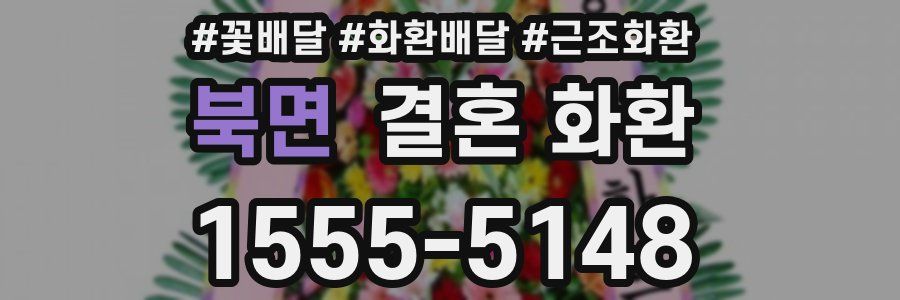 북면 결혼 화환