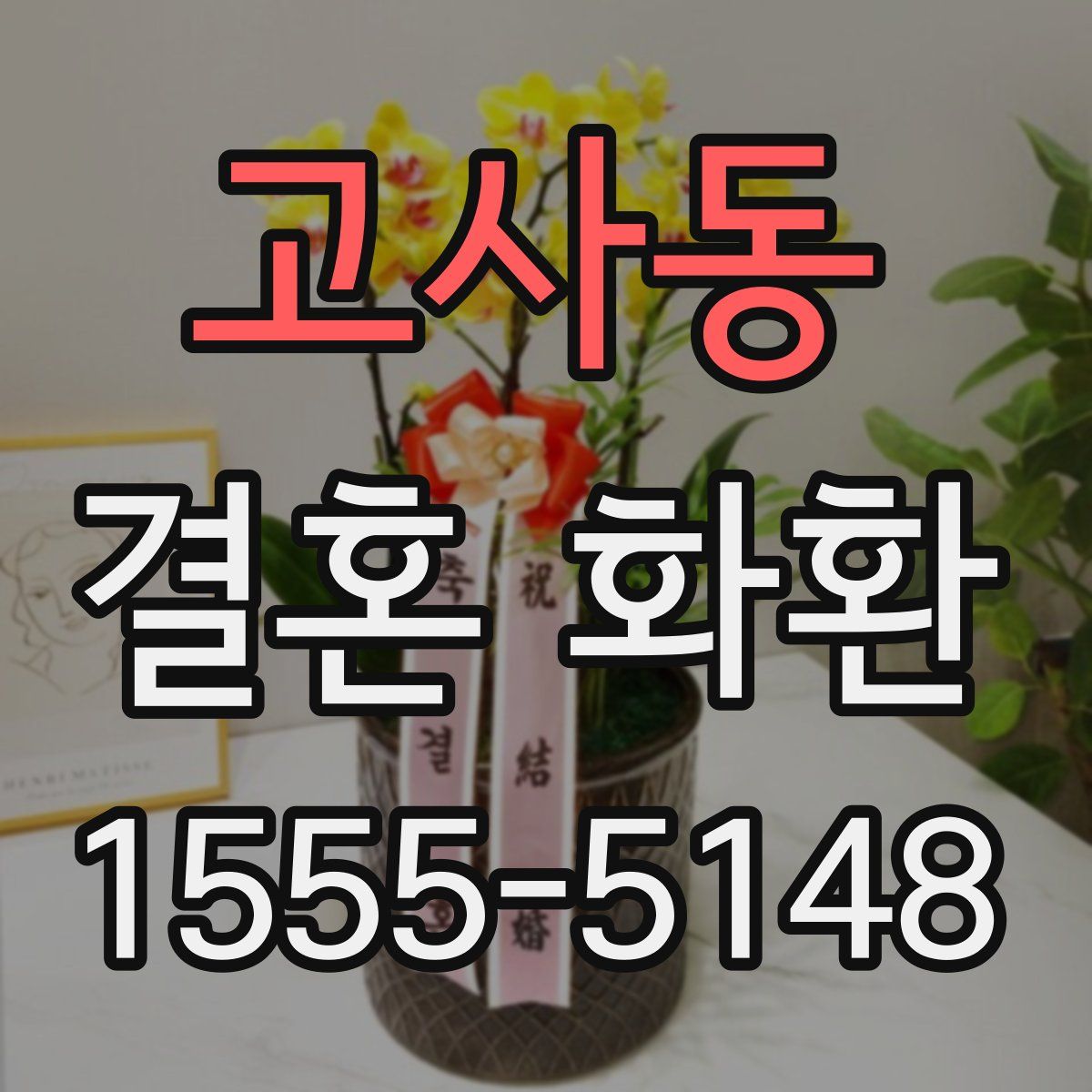 고사동 결혼 화환