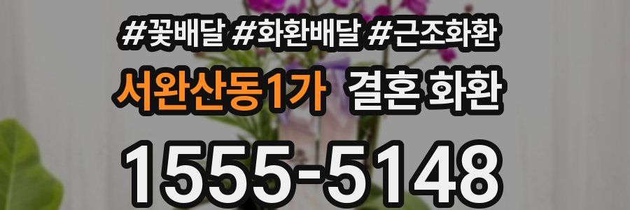 서완산동1가 결혼 화환