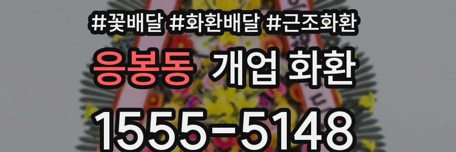 응봉동 개업 화환