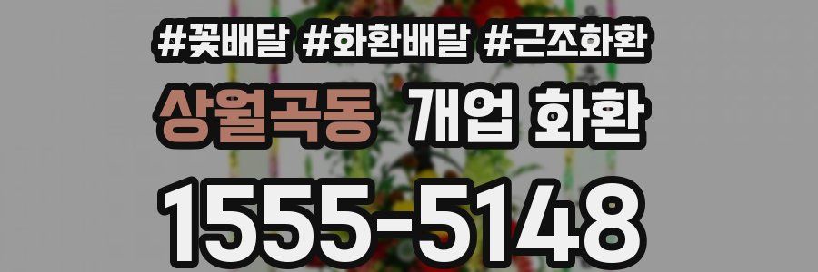 상월곡동 개업 화환