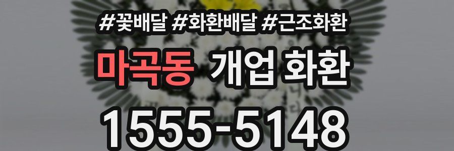 마곡동 개업 화환