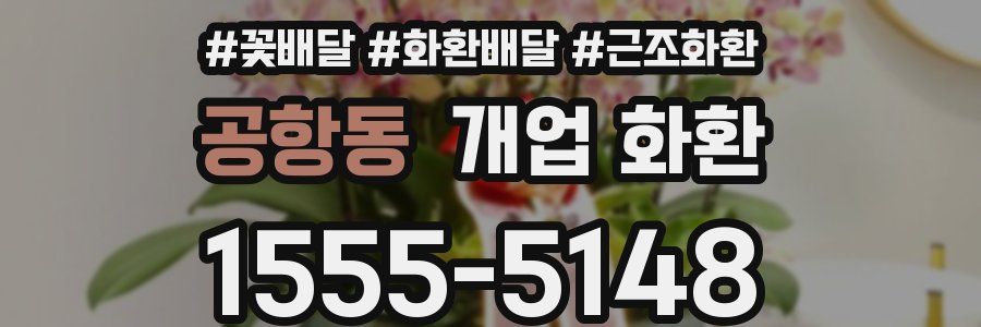 공항동 개업 화환
