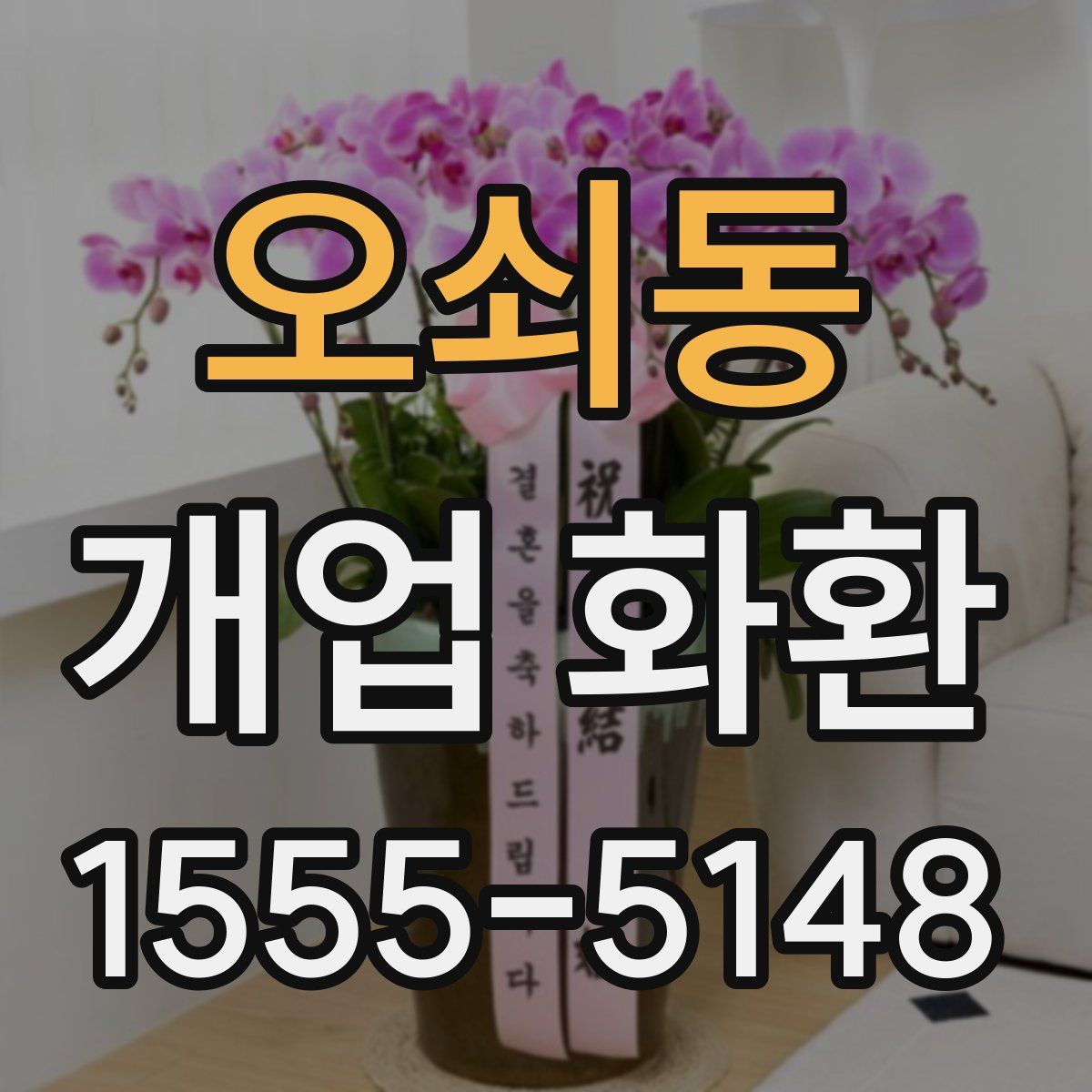 오쇠동 개업 화환