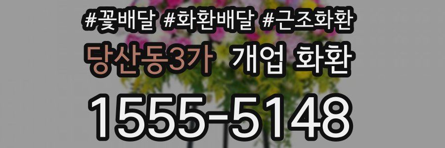 당산동3가 개업 화환